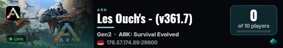 Les Ouch's - (v361.7) live status badge