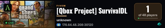 [Qbox Project] SurvivalDL live status badge
