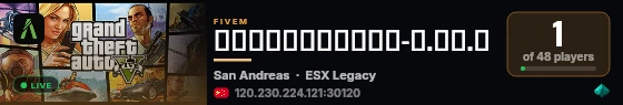 阿𝐊丨高度定制丨𝐄𝐒𝐗-𝟭.𝟭𝟯.𝟰 live status badge