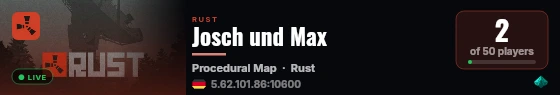 Josch und Max live status badge