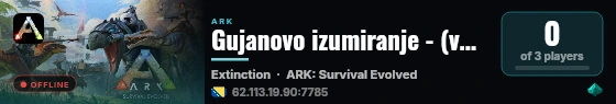 Gujanovo izumiranje - (v358.24) live status badge