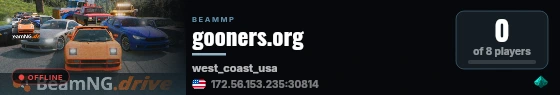 gooners.org live status badge