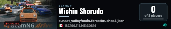 Wichin Shorudo live status badge