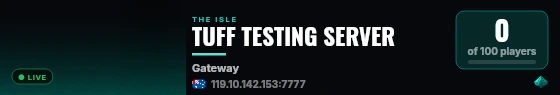 TUFF TESTING SERVER live status badge