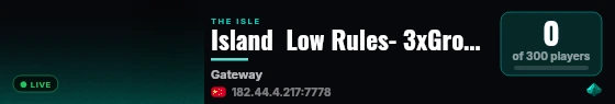 Island  Low Rules- 3xGrowth & AI live status badge