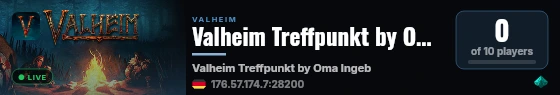 Valheim Treffpunkt by Oma Ingeborg live status badge