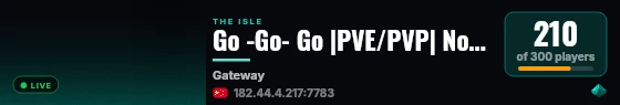 Go -Go- Go |PVE/PVP| No Rules |Skins live status badge