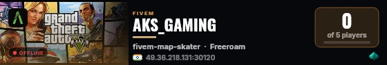 AKS_GAMING live status badge