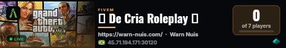 ^0 🔨 WARN NUIS | ^5BASE CORE 3.0 live status badge