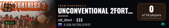 UNCONVENTIONAL 2FORT|RU-EN[Fastesp/NoRCrits/Alltalk]☻-indev- live status badge