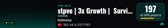 stpve | 3x Growth |  Survival/PvP |2# live status badge