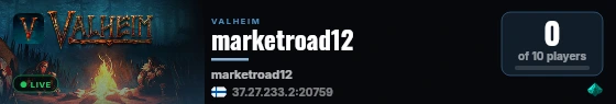 marketroad12 live status badge