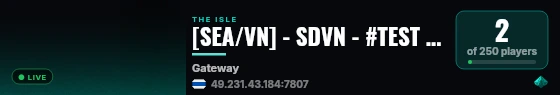 [SEA/VN] - SDVN - #TEST - X5Grow - FreeGrow - NoRule live status badge