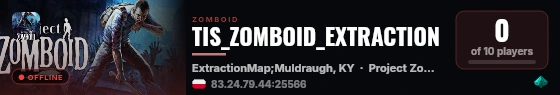 TIS_ZOMBOID_EXTRACTION live status badge