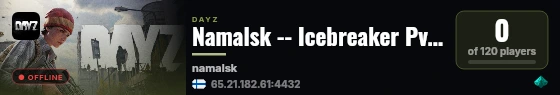 Namalsk -- Icebreaker PvE Guns Hardcore Loot++ Building live status badge