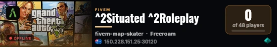 ^2Situated ^2Roleplay live status badge