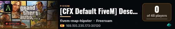 [CFX Default FiveM] Descabellado RP live status badge
