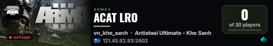 ACAT LRO live status badge