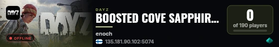 BOOSTED COVE SAPPHIRE — EVENTS — SURVIVAL — PVP — CHERNO #2 live status badge
