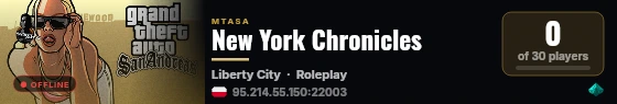 New York Chronicles live status badge