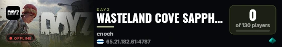 WASTELAND COVE SAPPHIRE — GUNS++ — HIGH FPS — SURVIVAL live status badge