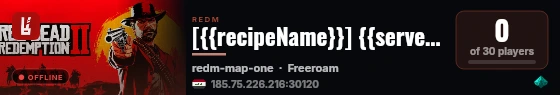 [{{recipeName}}] {{serverName}} live status badge