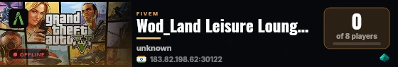 Wod_Land Leisure Lounge, your ultimate online retreat from the stresses of daily life. live status badge