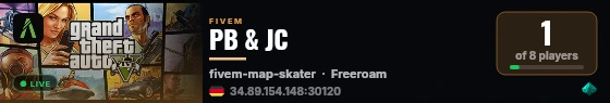 PB & JC live status badge
