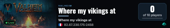 Where my vikings at live status badge