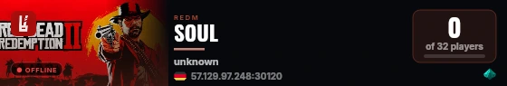 SOUL live status badge