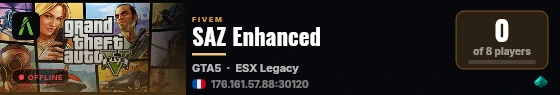 SAZ Enhanced live status badge