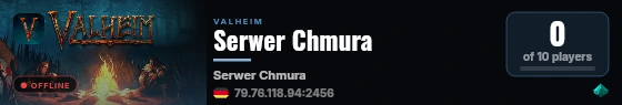 Serwer Chmura live status badge