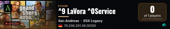 ^9 LaVora ^0Service live status badge