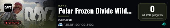 Polar Frozen Divide Wilderness - Solo/Duo Limit PvP X10 Loot Tra live status badge