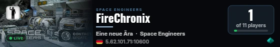 FireChronix live status badge