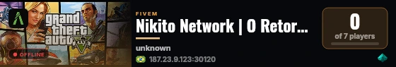 Nikito Network | O Retorno 🐵 live status badge