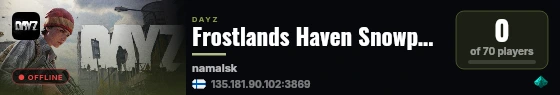 Frostlands Haven Snowpeak | Casual PvP PvE Loot++ Building live status badge