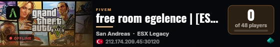 free room egelence | [ESX Legacy] live status badge