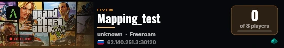 Mapping_test live status badge