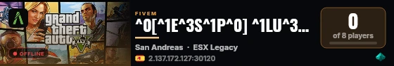 ^0[^1E^3S^1P^0] ^1LU^3ME^1 RP 🔥 live status badge