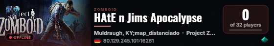 HAtE n Jims Apocalypse live status badge