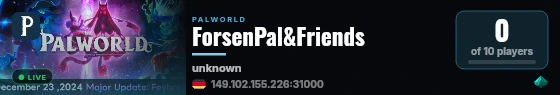 ForsenPal&Friends live status badge