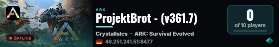 ProjektBrot - (v361.7) live status badge