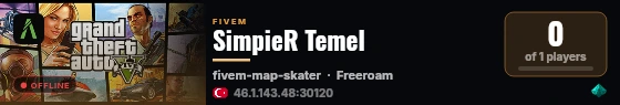 SimpieR Temel live status badge