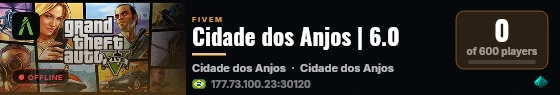 Cidade dos Anjos | 6.0 live status badge