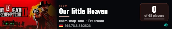 Our little Heaven live status badge