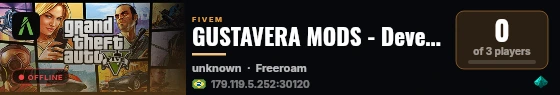 GUSTAVERA MODS - Development live status badge