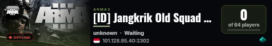 [ID] Jangkrik Old Squad Gaming Community live status badge