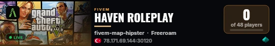 HAVEN ROLEPLAY live status badge