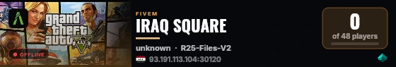 IRAQ SQUARE live status badge
